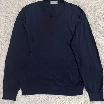 [ 새상품급 ] 존스메들리 하이 게이지 니트 스웨터 네이비 M 사이즈