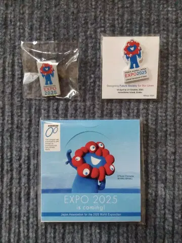 미야쿠미야쿠 EXPO 2025 핀 배지 메모장 세트