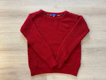 BLUE LABEL 빨간 니트 스웨터