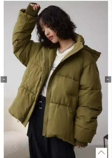 아줄바이마우지 AZUL B-HEAT 후드 부착 패딩 자켓 다운