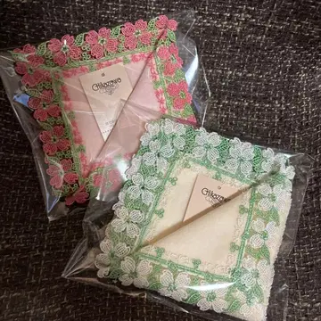 치카자와 레이스 시즌 타월 손수건 하나미즈키 2장 세트