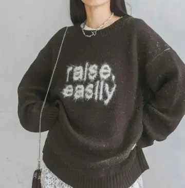 미사용 JEANASIS 5G float 로고 BIG 풀오버