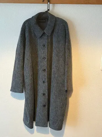 mizu iro ind 그레이 롱 코트