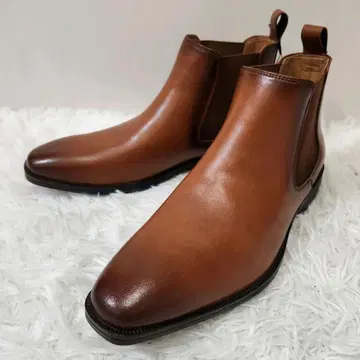 미사용품 Foxsense 포크센스 사이드 고어 부츠 브라운 27