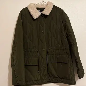 ZARA 자라 퀼팅 자켓 카키