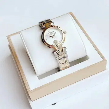 MIGEER 아날로그 쿼츠 손목시계 골드/실버