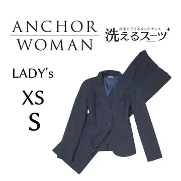 새상품급 ANCOR WOMAN 올 시즌 수트 3종 NAVY 스트라이프