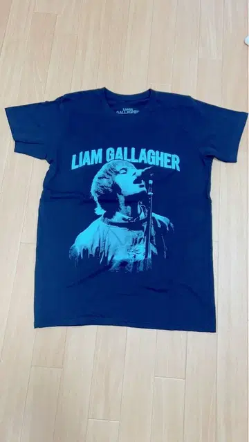 오아시스 리암 갤러거 T셔츠 S 사이즈 블랙
