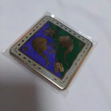 레어 안나와 눈의 여왕 프리미엄 스퀘어 금 배지