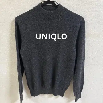 [ UNIQLO ] 유니클로 캐시미어 100% 하이넥 스웨터 S