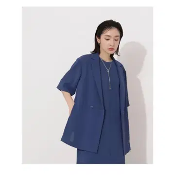 새상품 NATURAL BEAUTY BASIC 숏 슬리브 자켓