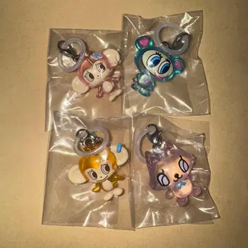 나루미야 캐릭터즈 메지루시 액세서리 4종 세트