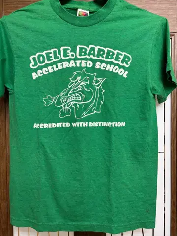 90s Joel E. Barber 티셔츠 M 사이즈 그린