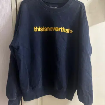 thisisneverthat 네이비 맨투맨