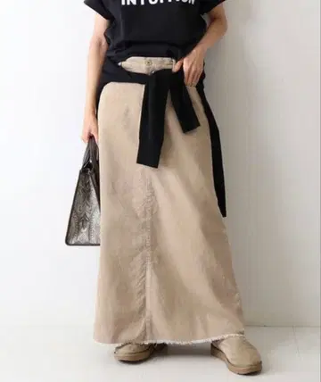 프레임워크 콜 A라인 맥시 스커트 38