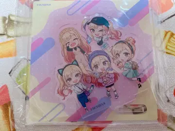 그 비스크 돌은 사랑을 한다 아크릴 코스터 스탠드 핑크 미사용 새상품