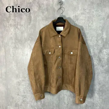 Chico 루즈 데님 G 재킷 스웨이드