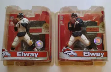 맥팔렌 NFL 존 엘웨이 피규어 2체 세트 (미개봉품)
