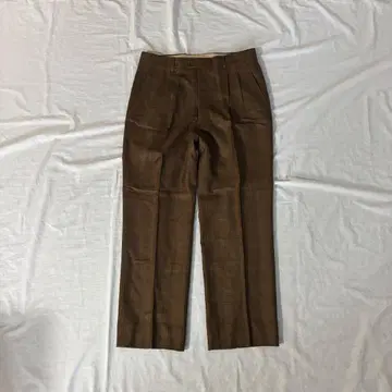 올 패턴 체크 무늬 일본제 스코틀랜드 울 슬랙스 클래식 레트로