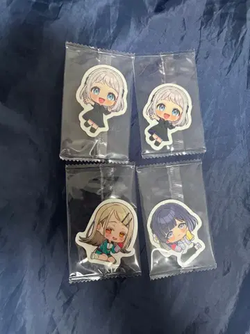 학원 아이돌 마스터 캐릭터 스티커 4장 세트