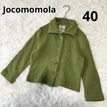 호코모모라 올 패턴 니트 자켓 가디건풍 숏 기장 40
