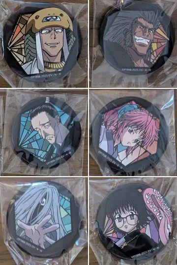 헌터헌터 환영여단 와시 캔뱃지 마찌 시즈쿠 노부나가 우보긴