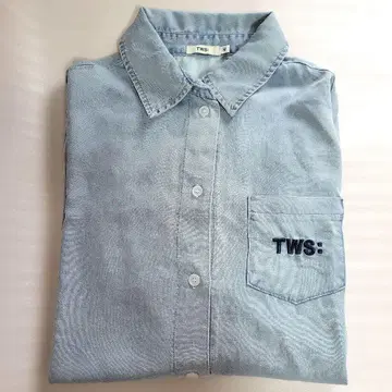 TWS 데님 셔츠 M 사이즈
