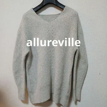 알아바일 V넥 울 캐시미어 니트 사이즈 2 새상품급