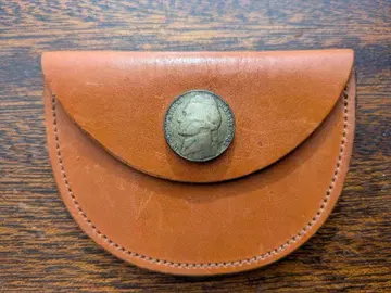 빈티지 가죽 코인 케이스 미국 가죽 지갑 가죽 잡화 동전 지갑
