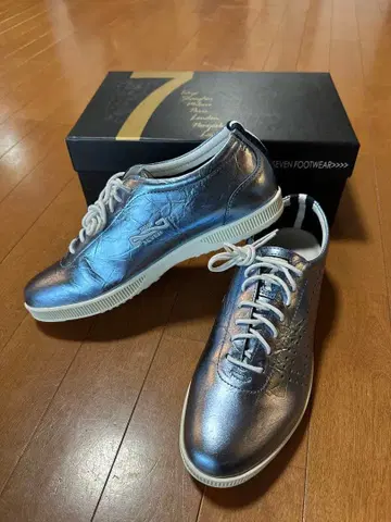 TOP SEVEN 탑세븐 메탈릭 블루 스니커즈 40