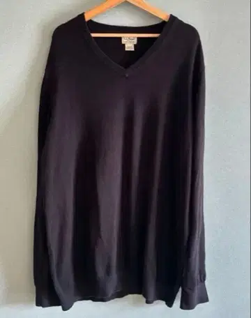 L.L Bean 캐시미어 블랙 V넥 니트 스웨터 00s 구제 의류