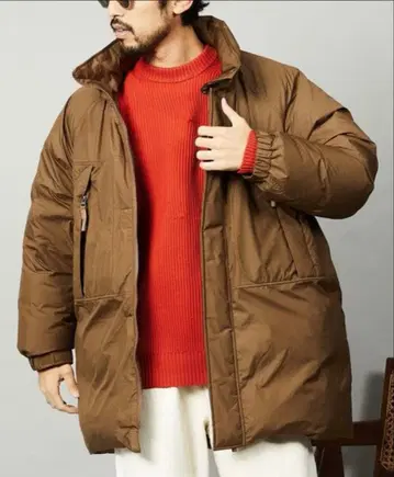 FIRST DOWN x Firsthand 몬스터 후드티 다운 자켓