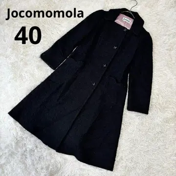 호코모모라 울 혼방 롱 코트 블랙 40