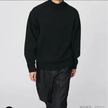 UNIQLO 유니클로 :C 로우 게이지 하이넥 스웨터 빅 사이즈