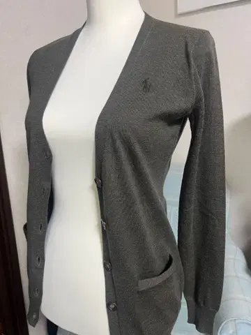 랄프 로렌 가디건 모스그린 xs