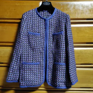 ETRO 파랑과 오렌지 트위드 자켓 미사용 새상품