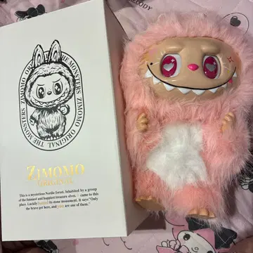 BIG 지모모 봉제 인형 zimomo 38cm 빅 지모모 핑크 엔젤