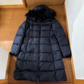 Theory 후드 부착 다운 자켓 S 사이즈 네이비