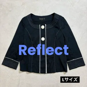 Reflect (리플렉트) 일본제 코튼 혼방 노카라 자켓