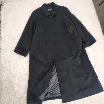 컨디션 최상 벨타보노 롱 코트 캐시미어 100% 블랙 빅 사이즈