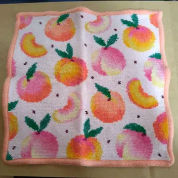 페일러 FEILER 손수건 피치 도트 페일 핑크