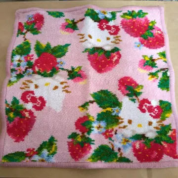 페이러 FEILER 손수건 헬로키티 스트로베리