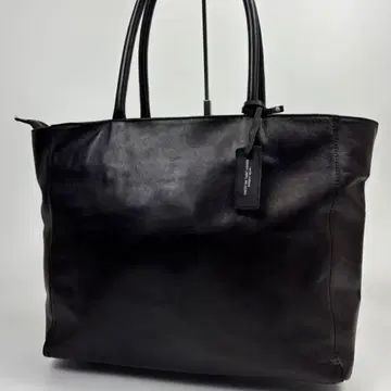 UNITED ARROWS 토트백 다크 브라운 가죽 비즈니스 A4