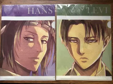 진격의 거인 클리어 파일 리바이 한지 2장 세트