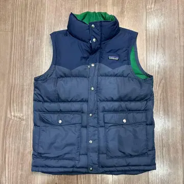 Patagonia 다운 베스트 네이비/그린