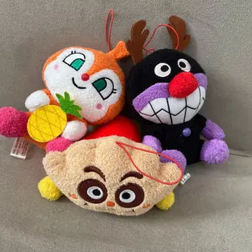 세균맨 짤랑이 크림팬더 봉제 인형 3세트