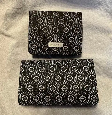 미사용 새상품 인덴 거북이 등껍질 무늬 동전 지갑 명함지갑