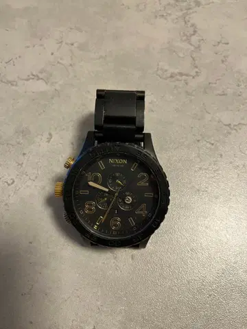 Nixon 크로노그래프 손목시계 블랙