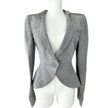 조르지오 아르마니 파워 숄더 린넨 실크 자켓 S