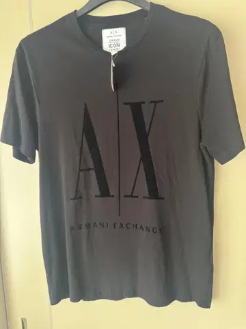 새상품 남성용 Armani Exchange 블랙 T셔츠 M